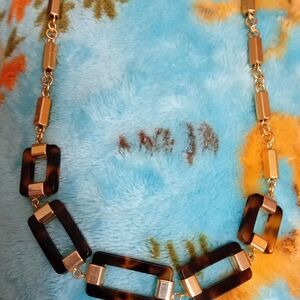 Ralph Lauren Tortoise and Gold Necklace